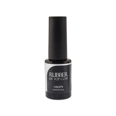 Закрепитель каучуковый для гель-лака Naomi Rubber UV Top Coat, 6 мл