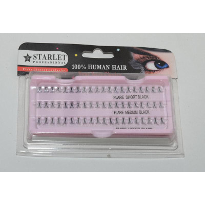Пучки для наращивания ресниц (8-10-12 mm; 60 пучков) Starlet Professional