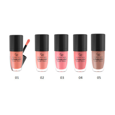 Помада-румяна Lip & Blush Velvet Touch Golden Rose