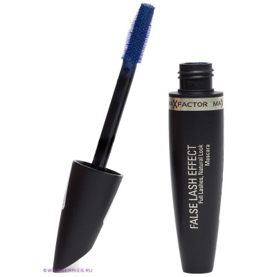 Туш для вій Max Factor False Lash Effect (04 deep blue) з ефектом накладних вій темно-синя 13.1ml