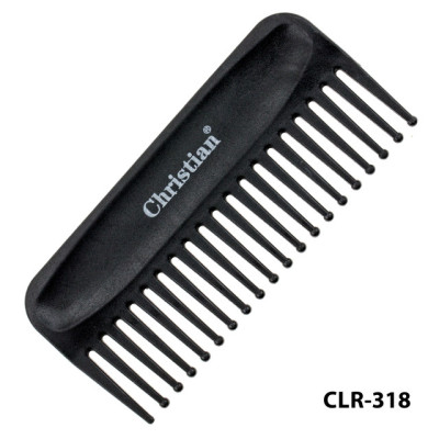 Гребінець карбоновий редкозубый антистатик Christian CLR-318