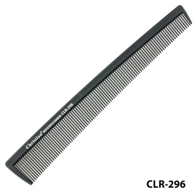 Гребінець карбоновий антистатичний дрібнозубий Christian CLR-296