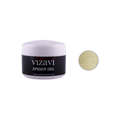 Гель-краска Паутинка Vizavi Professional Sticky gel Paint 06, цвет золото, 5 г