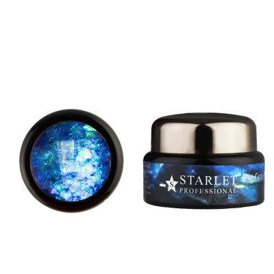 Гель-слюда 4D Starlet Professional 03, цвет синий, 5 г