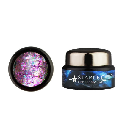 Гель-слюда 4D Starlet Professional 05, цвет пурпурный, 5 г