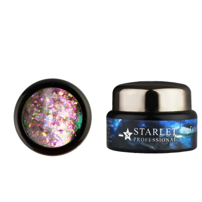 Гель-слюда 4D Starlet Professional 06, цвет пурпурный, 5 г
