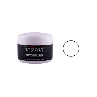 Гель-краска Паутинка Vizavi Professional Sticky gel Paint 02, цвет белый, 5 г