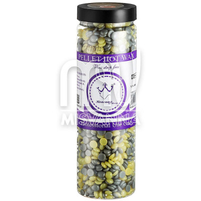 Воск в гранулах Konsung Beauty Мёд+Чёрный, 450 g