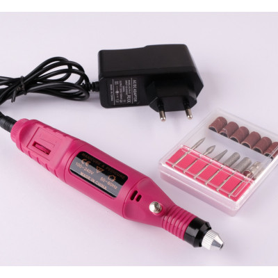 Фрезер для маникюра и педикюра 15 000 об/мин USB Pink