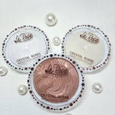 Хайлайтер для обличчя LA ROSA Crystal bomb LH-1204 BAKED HIGHLIGHTER колір D