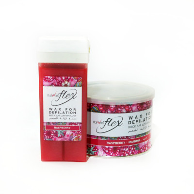Набор для депиляции тёплым воском ItalWax Flex Raspberry (Малина)