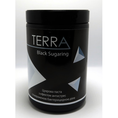 Черная сахарная паста Terra Black Sugaring (плотная), 1400 г