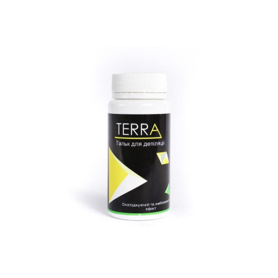 Тальк для депиляции TERRA с ментолом 100 гр
