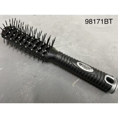 Расческа для волос продувная двусторонняя туннельная Salon Professional 98171BT