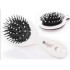 Пластиковая массажная щетка Salon Professional нейлоновая щетина, овальная 8941