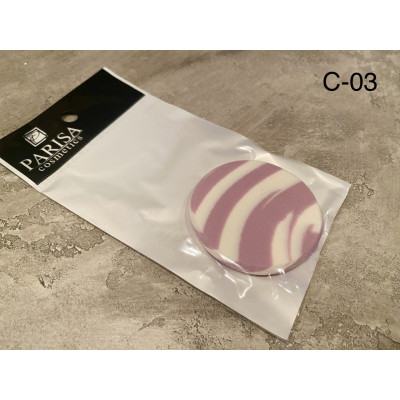 Parisa Спонж C-03 круглый цветной
