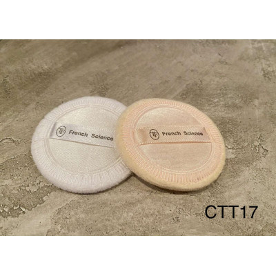 Набор спонжиков для пудры 2 круга с лентой TF CTT17 (2шт)