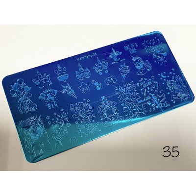 Пластина для стемпинга Maishang 35