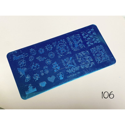 Пластина для стемпинга Maishang 106