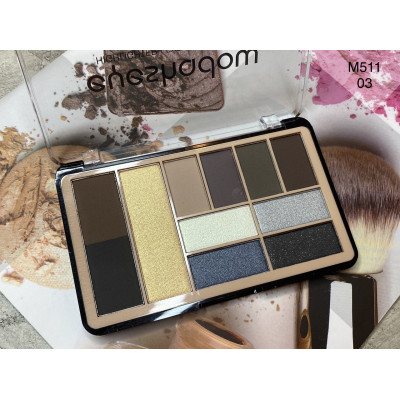 Тіні для повік і брів MERCI Eyeshadow Highlighter & Eyebrow Powder #03