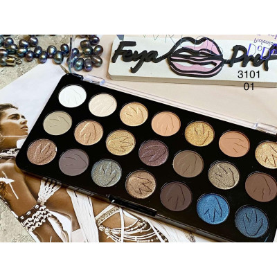 DoDo Набор теней 21 Colors Makeup Studo 3101 №01