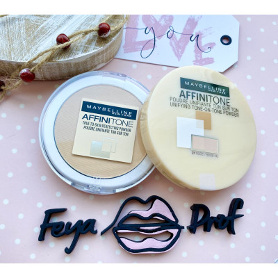 Пудра Maybelline Affinitone для лица выравнивающая, компактная 9g