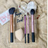 Набор кистей Parisa Cosmetics P-104 (для румян, бровей, теней, растушевки и спонж), 5 шт