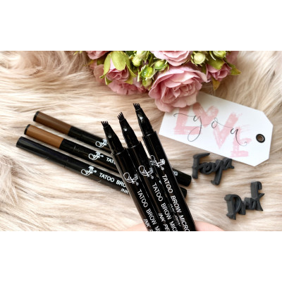 Маркер для мікроблейдингу брів TATOO BROW MICROBLADING INK PEN Black