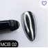 Втирка зеркальная в карандаше серебро Starlet Professional MCB-02