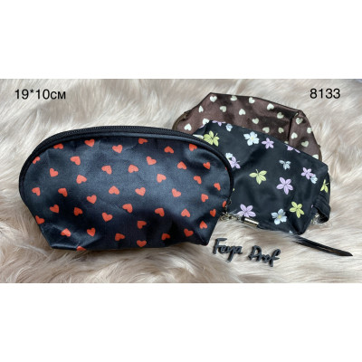 Косметичка полуовал с ручкой 8133