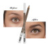 Олівець для брів пудровий GOLDEN ROSE Powder Eyebrow Pencil 102 Sable