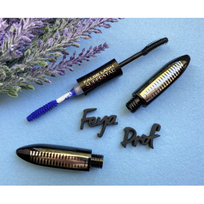 Туш для вій False Lash Superstar 2в1 чорна і синя