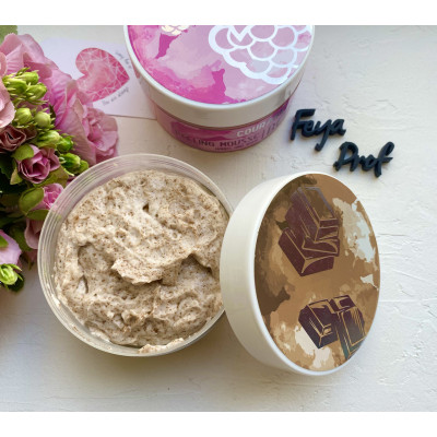 Пілінг-мус для рук і тіла Courage Peeling Mousse Hands and Body Toffi Ірис, 300 мл