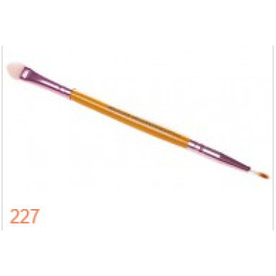 Кисть Salon Professional 227,тонкая,желтая,для век,для блеска,узкая