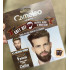 Краска для мужчин для волос, бороды и усов Delia Cosmetics Cameleo Men Grey Off 4.0 коричневая, 15мл