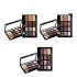 Палитра для макияжа М493 Malva Cosmetics Pro Eyeshadow & Countour & Highlight