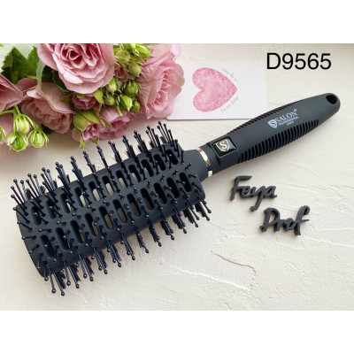 Щетка пластиковая продувная двухсторонняя с комбинированной щетиной Salon Professional D9565