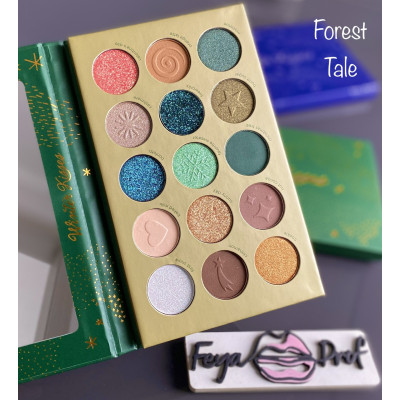 Набор теней 15 цветов Winter Kisses Forest Tale Parisa