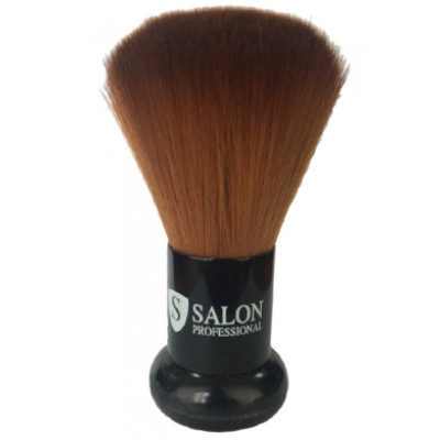 Сметка для волос Salon Professional, 5 см длина ворса, маленькая ручка, коричневый