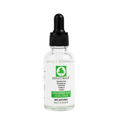 Сыворотка для лица c гиалуроновой кислотой и экстрактом зеленого чая OZ Naturals Serum 30