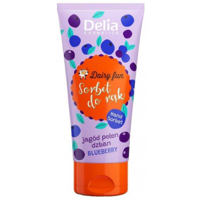 Сорбет для рук Delia Cosmetics Dairy Fun Черника