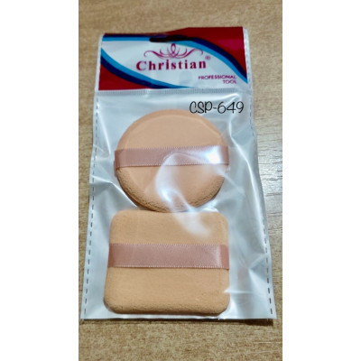 Спонж (дрібнопористий латекс) Christian CSP-649 (2шт)