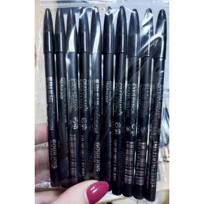 Карандаш для глаз Ultra Black Crayon Khol Eyes Pencil черный (черный корпус)