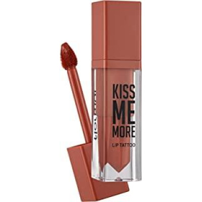 Стійка матова рідка губна помада Kiss Me More Lip Tattoo 19 CARAMEL