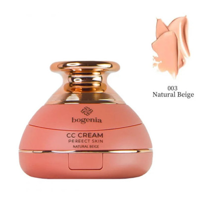 Увлажняющий тональный крем-кушон Bogenia Velvet СС Cream BG601 003 natural beige