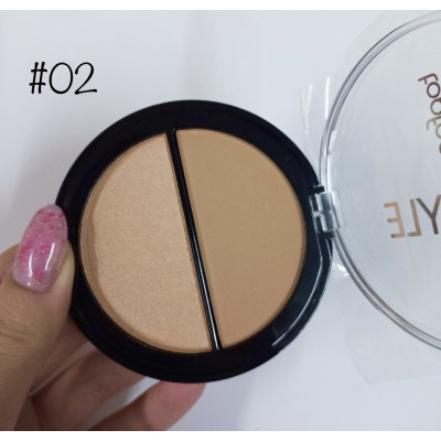 Хайлайтер-бронзатор Instyle Contour & Highlighter Topface PT262 02