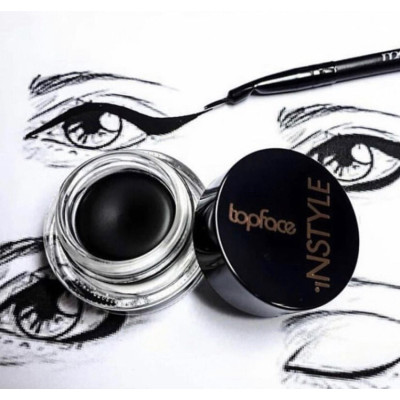 Гелевая подводка для глаз Instyle Gel Eyeliner TopFace РТ552 черная 01