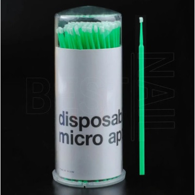 Микробраши Professional, 100 шт., зеленые "М"