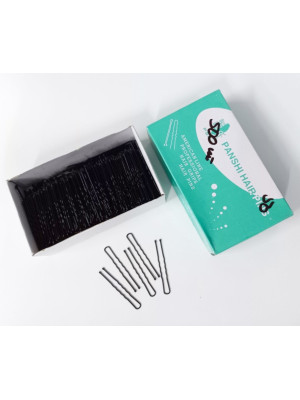 Шпильки для волосся хвилясті чорні 5 см Panshi Hair Pins (500 шт./пач.)