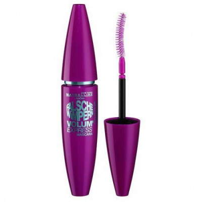 Тушь Maybelline Volum Express Falsche Wimpern с эффектом накладных ресниц черная 9ml